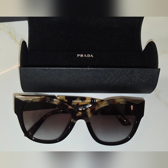 Prada Monochrome SPR02W 01M-0A7 Sunglasses main image 6